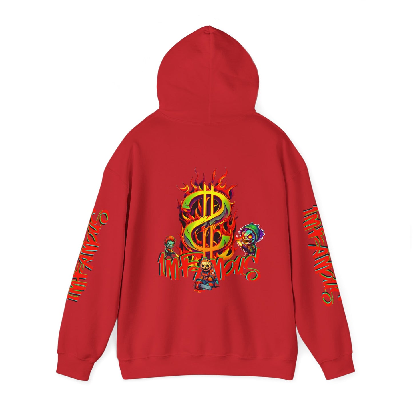 Premium graphic Hoodie - Imfamous halloween Design