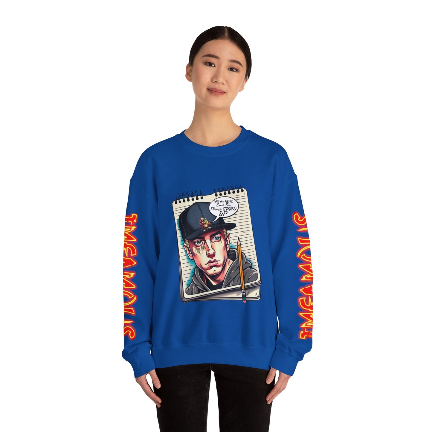 Street Art Crewneck Sweatshirt, Urban Style Sweatshirt, Graphic Hoodie, Casual Wear, Unique Gift for Artists, Streetwear