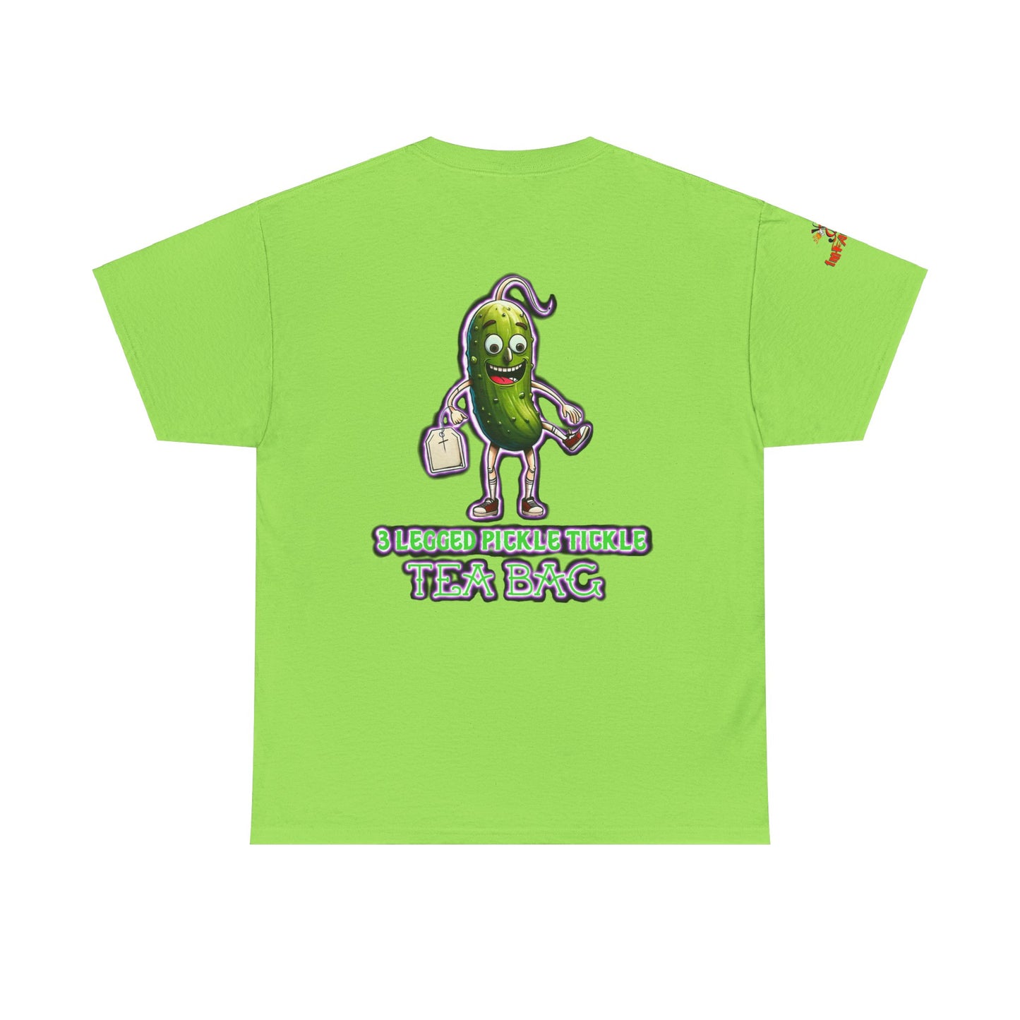 Premium Graphic T-shirt - Imfamous 3 Legged Pickle Tickle Tea Bag Design