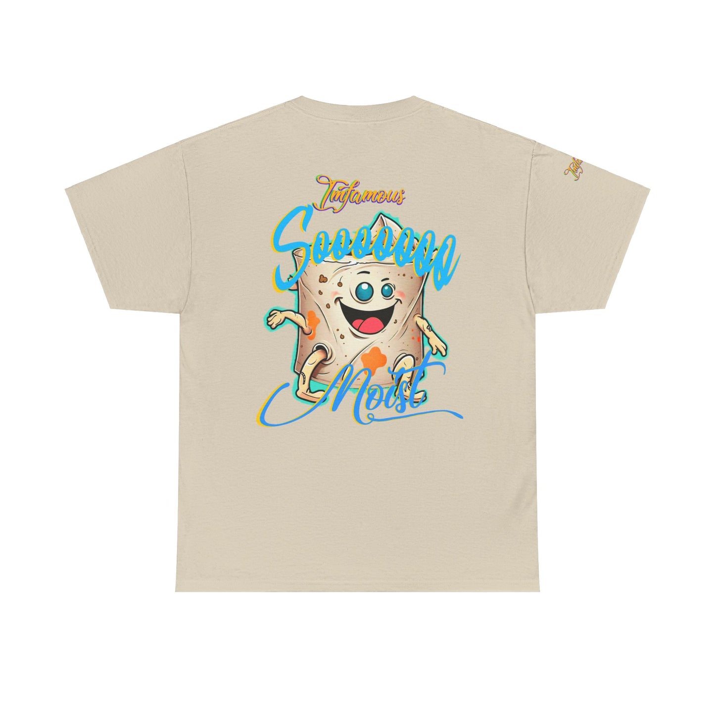 Premium graphic T-shirt - Funny Toilet paper humor - Imfamous oh so moist