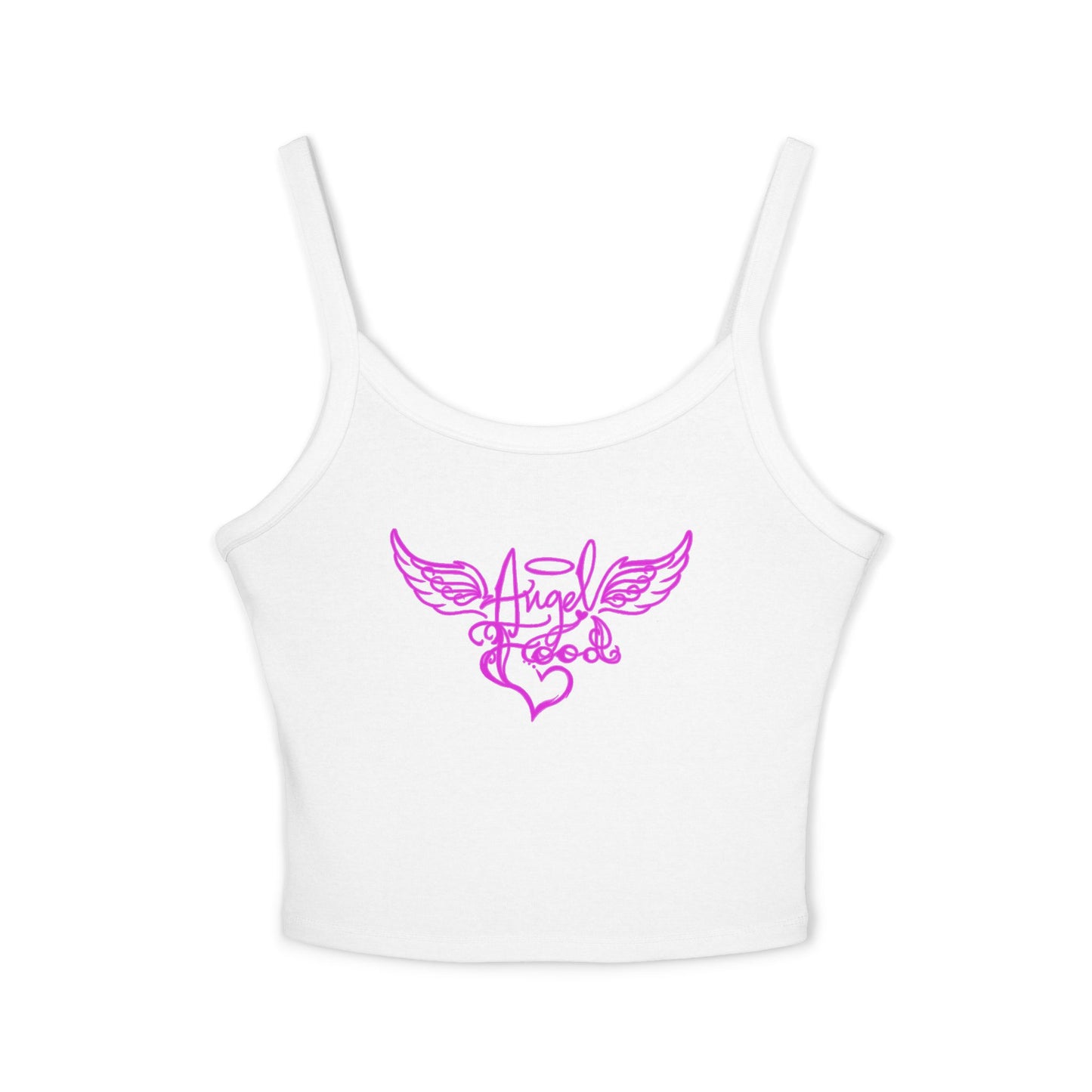 Angel Wings Spaghetti Strap Tank Top - Perfect for Summer & Festivals - Angel Food - Imfamous design - sexy Top for women