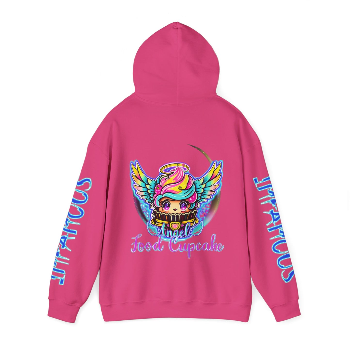 Imfamous Angel Cupcake Graphic Hoodie - Stylish Unisex Heavy Blend Sweatshirt