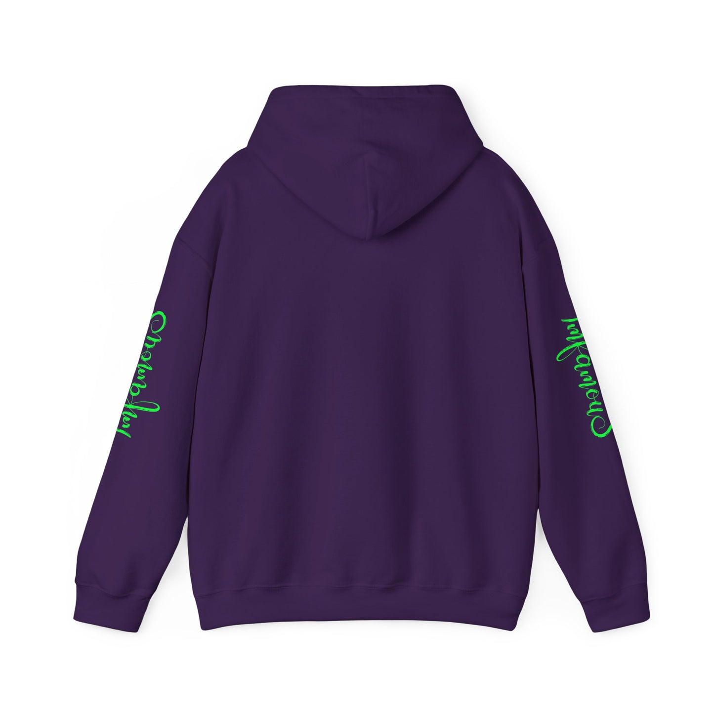 Premium Hooded Sweatshirt - Pineapple Flying on Unicorn Design