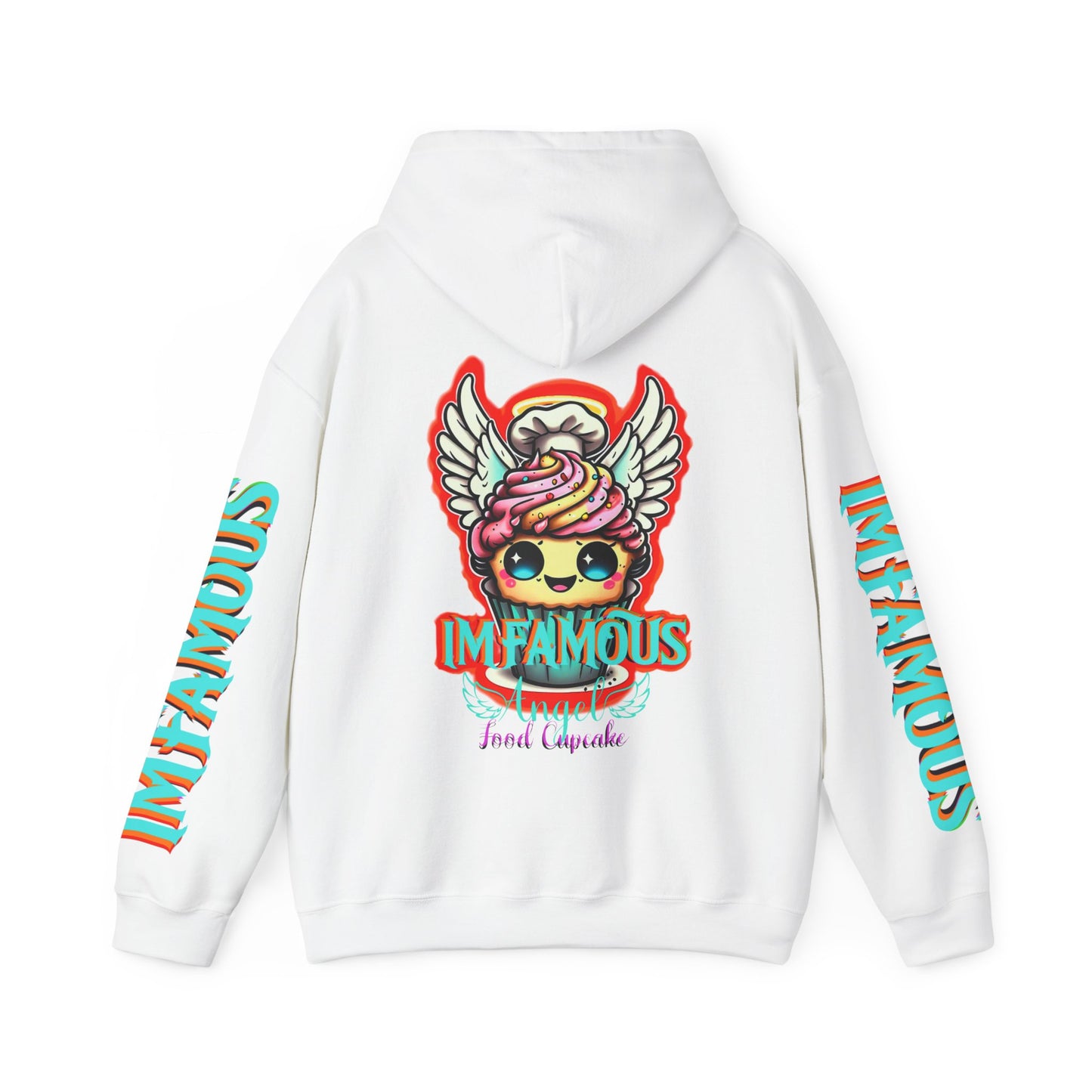 Imfamous Angel food cupcake 男女同款 Heavy Blend™ 连帽运动衫