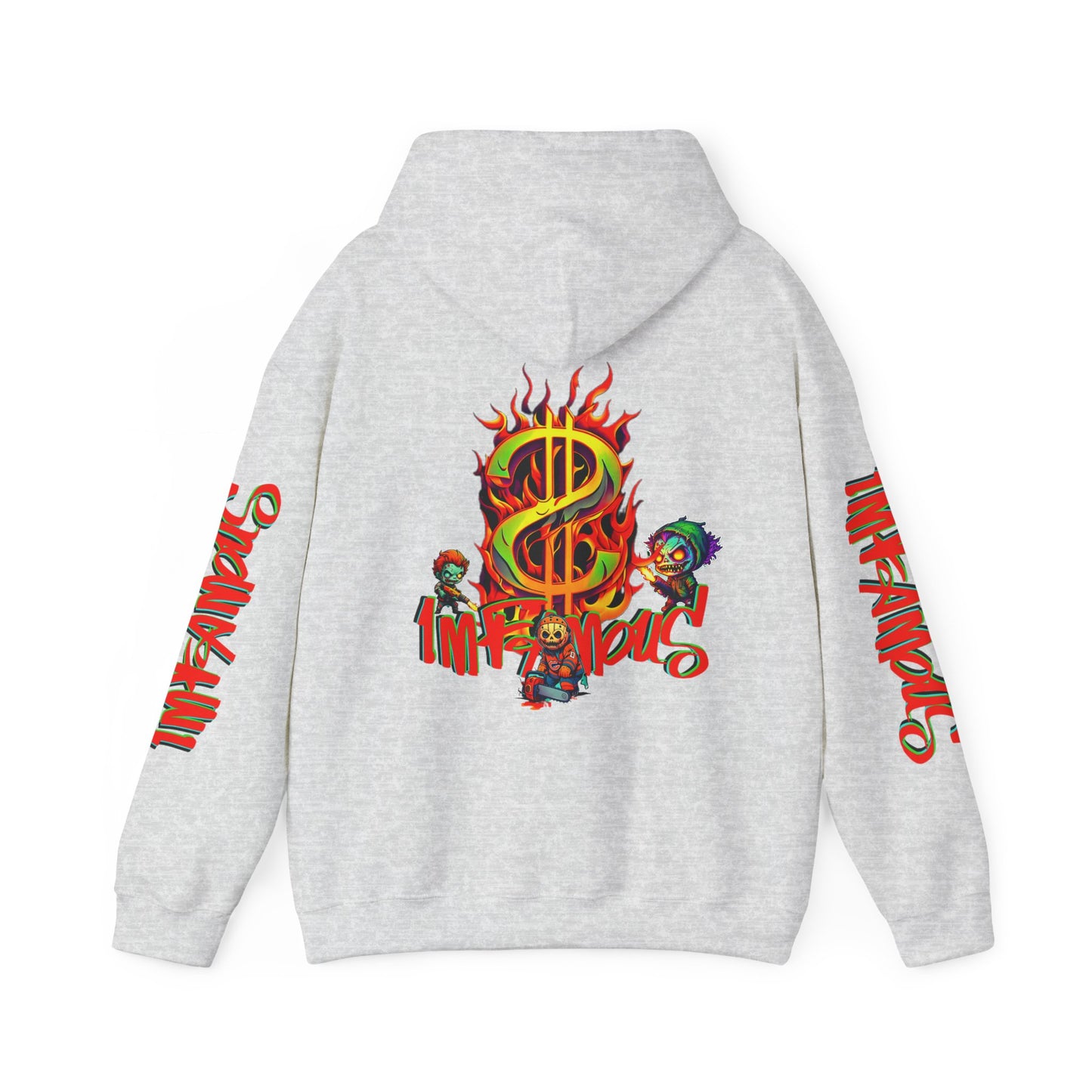 Premium graphic Hoodie - Imfamous halloween Design