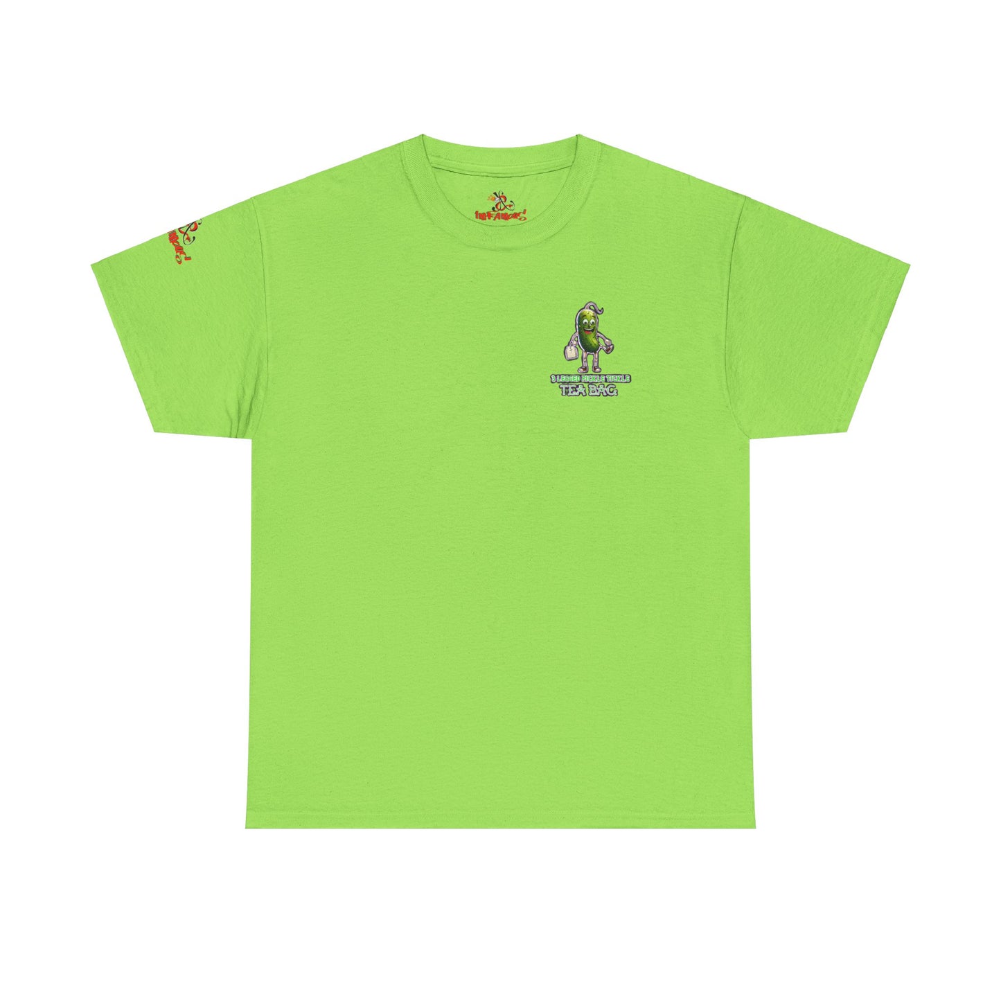 Premium Graphic T-shirt - Imfamous 3 Legged Pickle Tickle Tea Bag Design