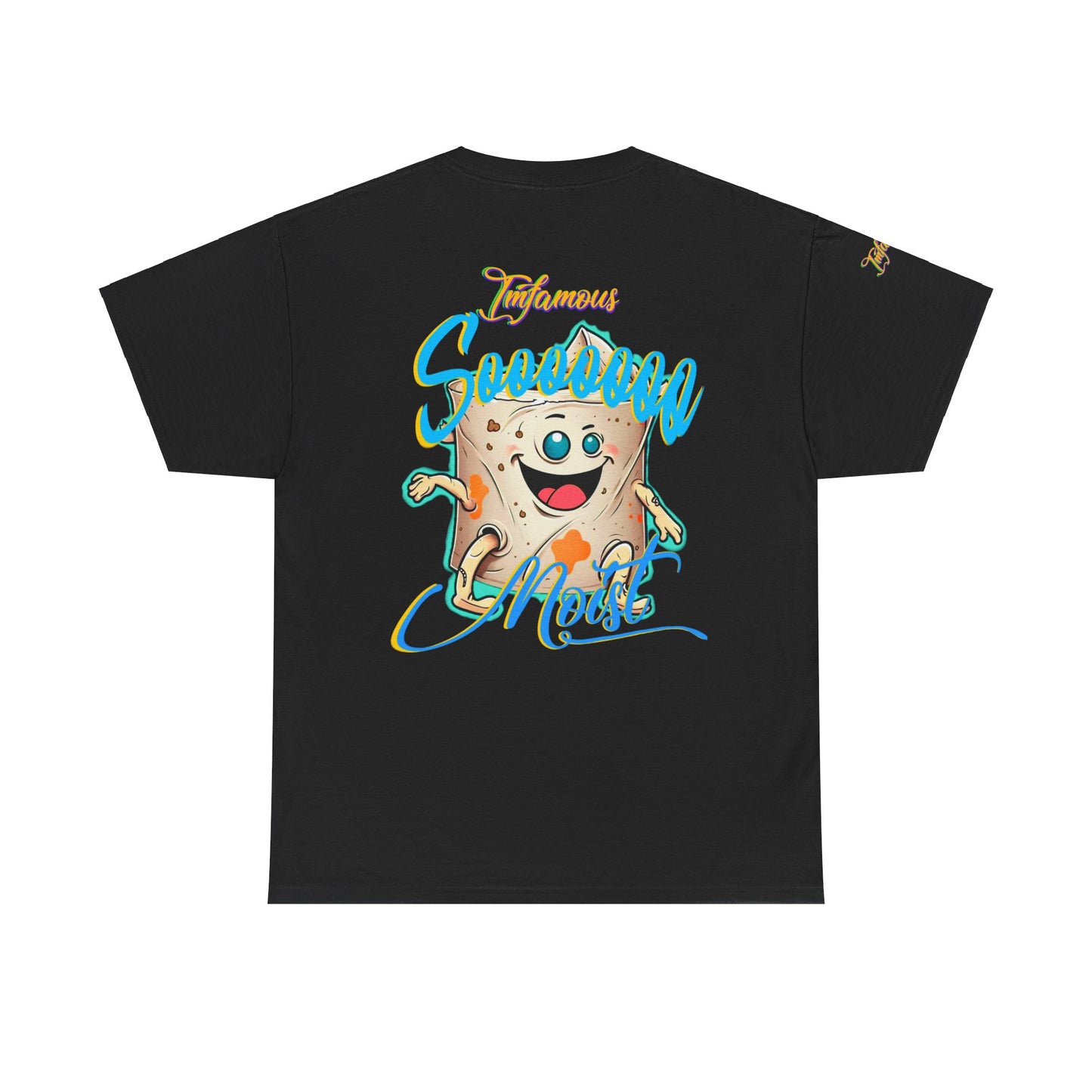 Premium graphic T-shirt - Funny Toilet paper humor - Imfamous oh so moist