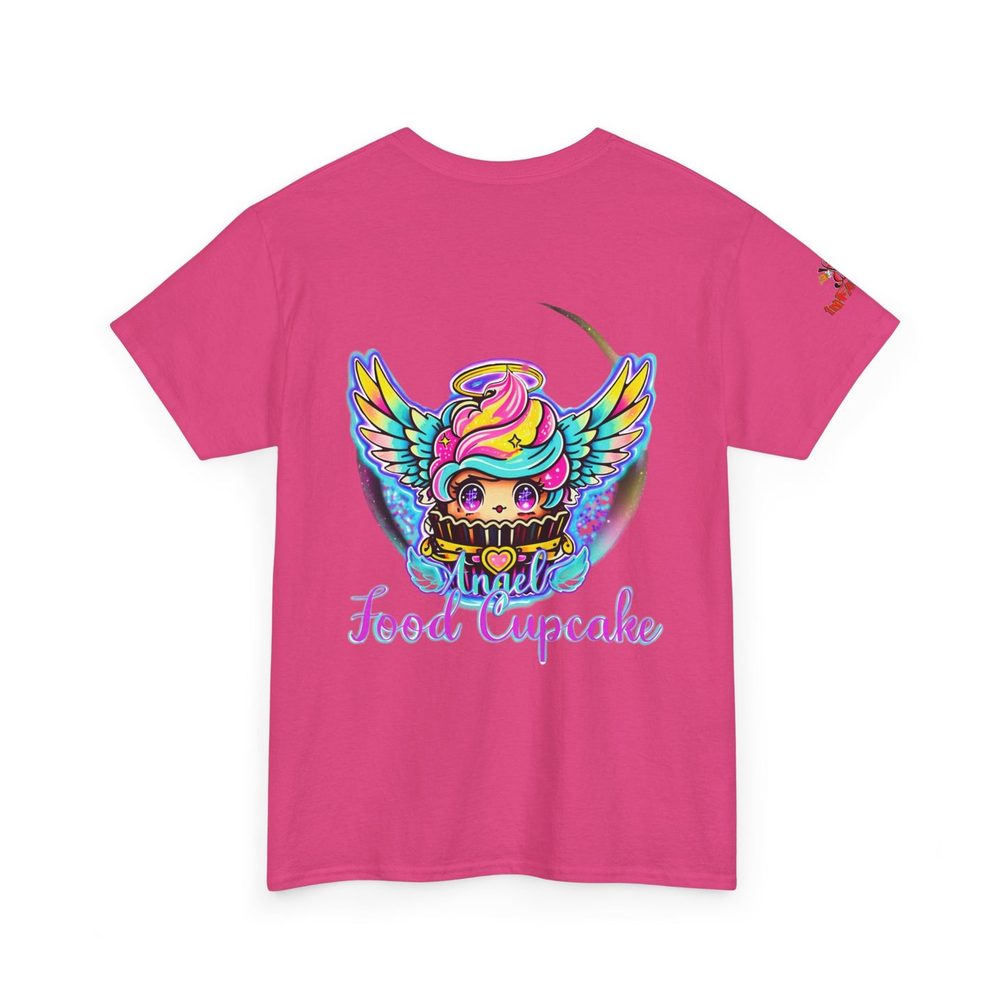 Unisex Heavy Cotton Tee - Imfamous Angel Food Cupcake Design #4