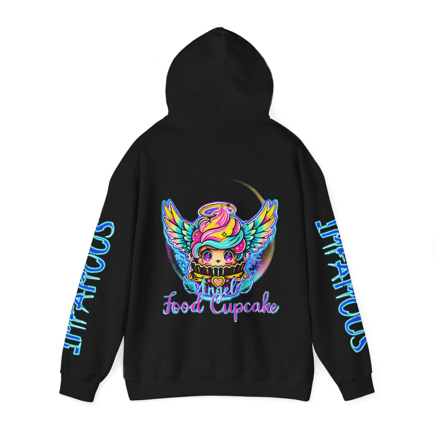 Imfamous Angel Cupcake Graphic Hoodie - Stylish Unisex Heavy Blend Sweatshirt