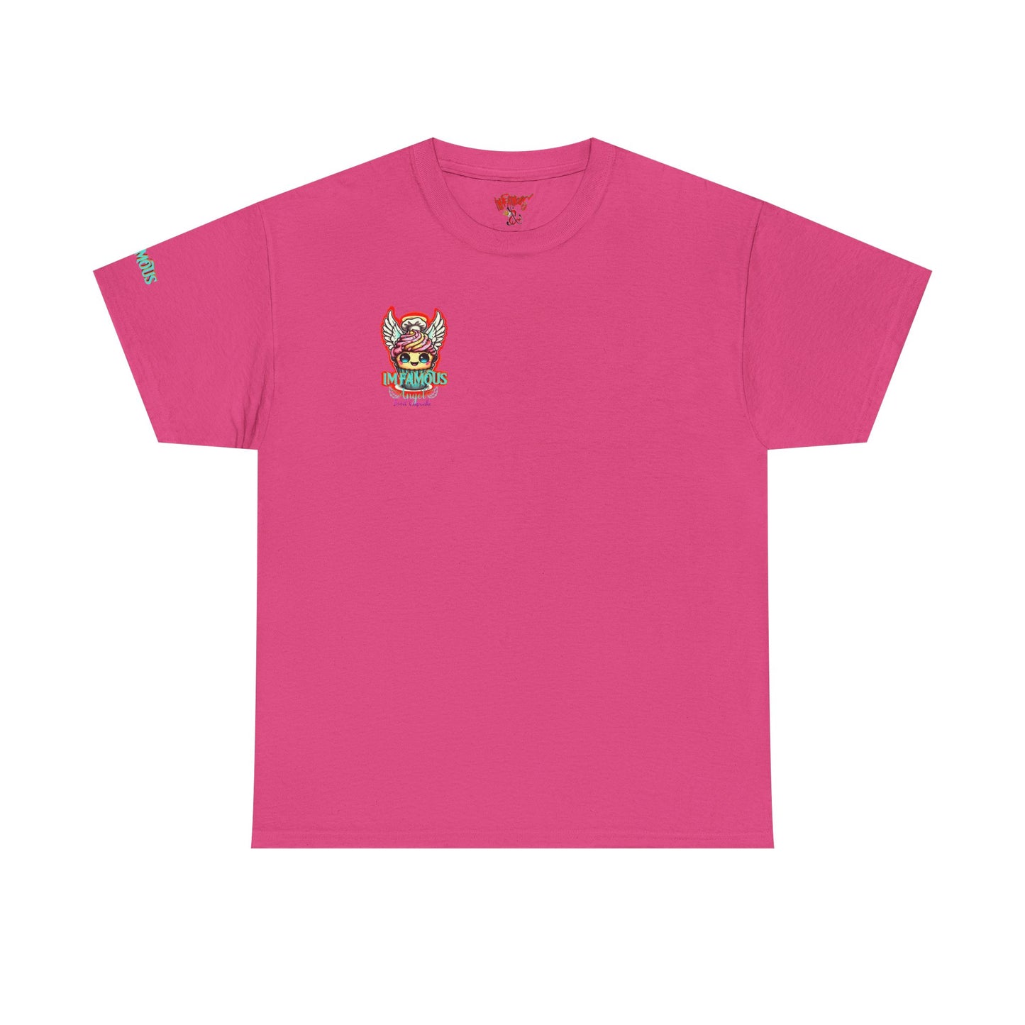 Camiseta de algodón con el famoso diseño de cupcakes Angel Food