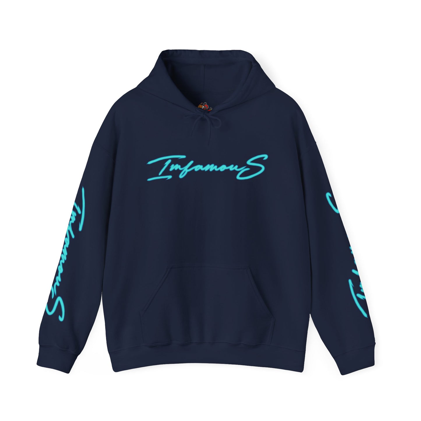 Hooded Sweatshirt - Imfamous Mr Madcock Spacecock Design