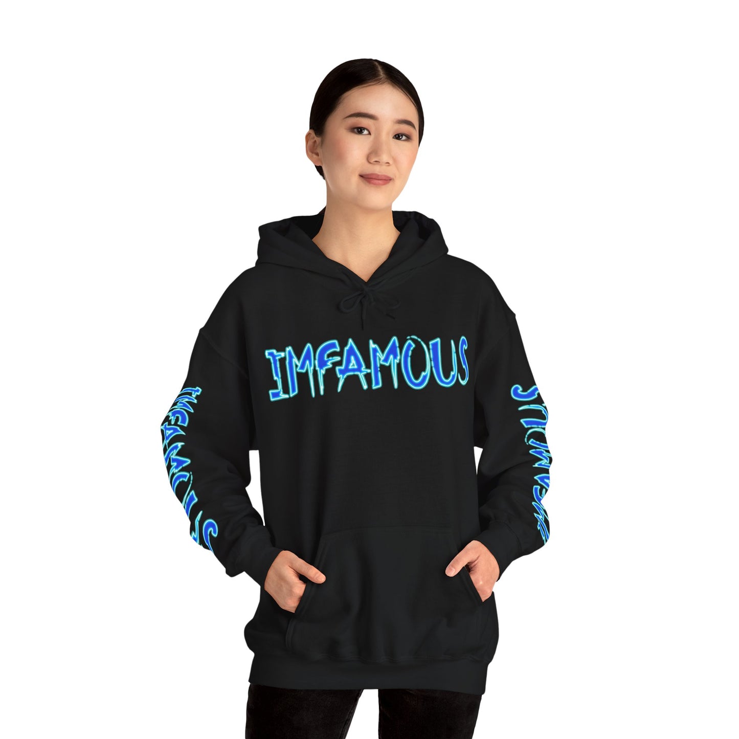 Imfamous Angel Cupcake Graphic Hoodie - Stylish Unisex Heavy Blend Sweatshirt