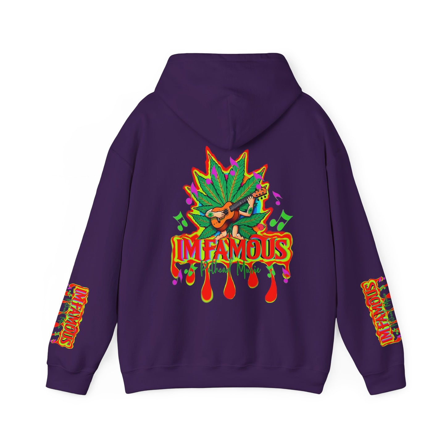 Premium Hooded Sweatshirt - Imfamous Pothead Music