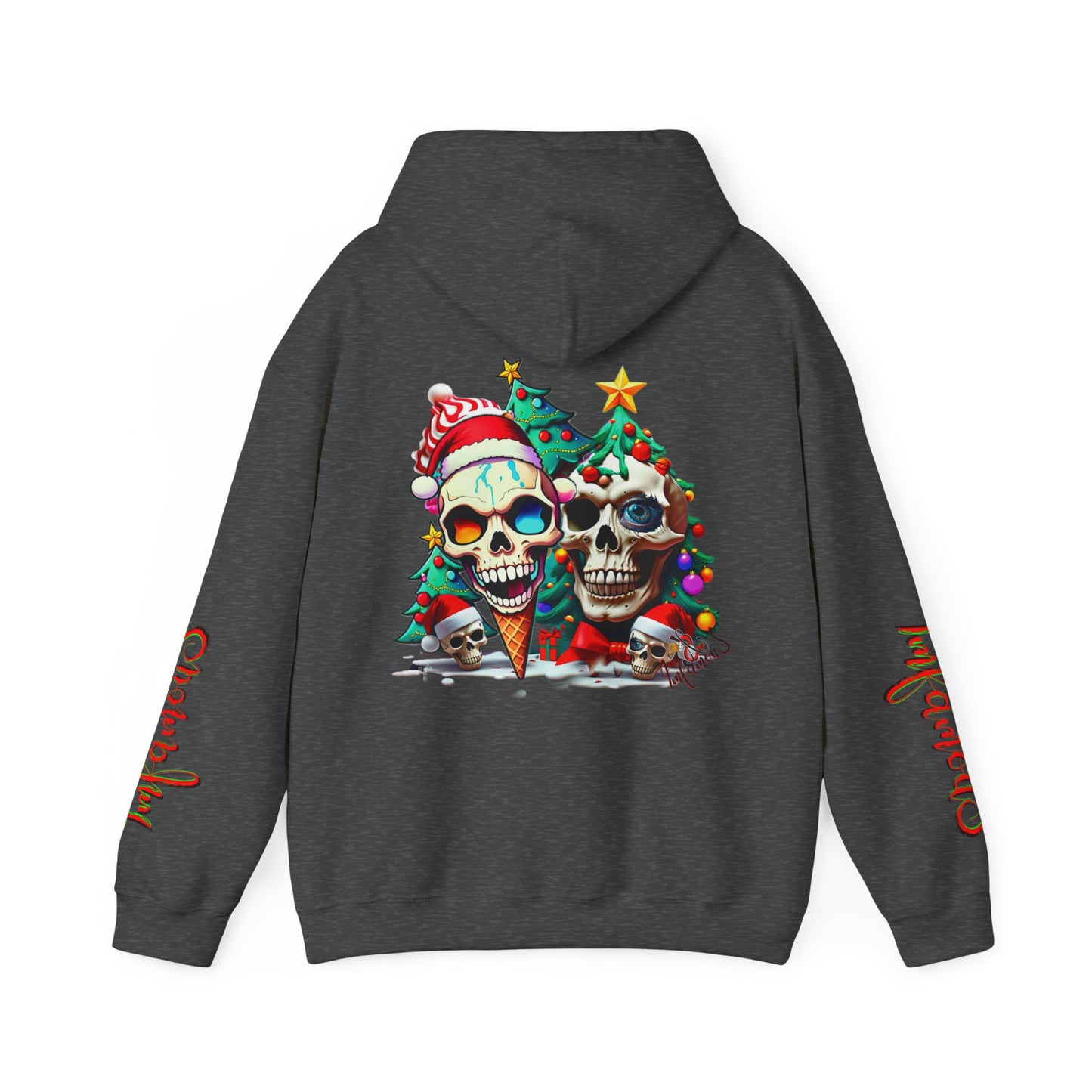Premium hooded sweatshirt - Imfamous Christmas Skull i-scream - Imfamous Design