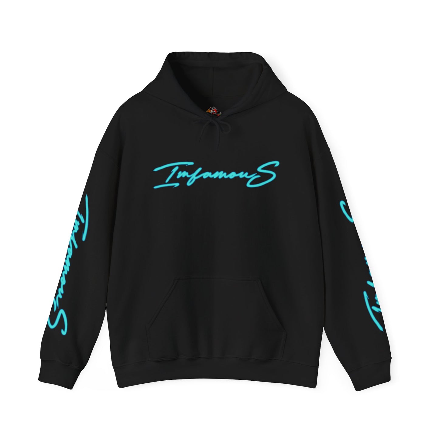Hooded Sweatshirt - Imfamous Mr Madcock Spacecock Design
