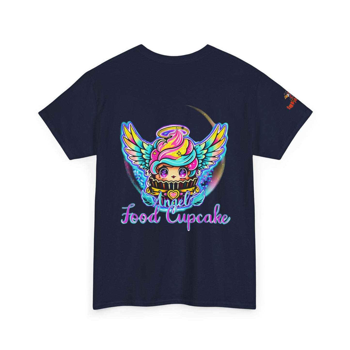 Unisex Heavy Cotton Tee - Imfamous Angel Food Cupcake Design #4