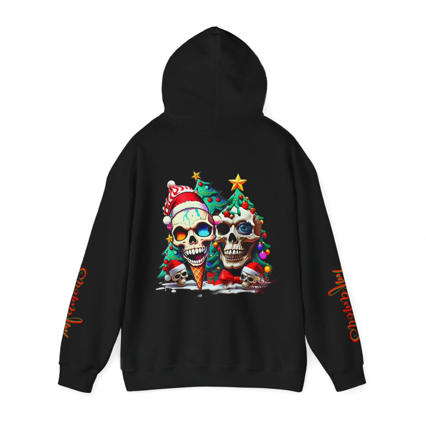Premium hooded sweatshirt - Imfamous Christmas Skull i-scream - Imfamous Design