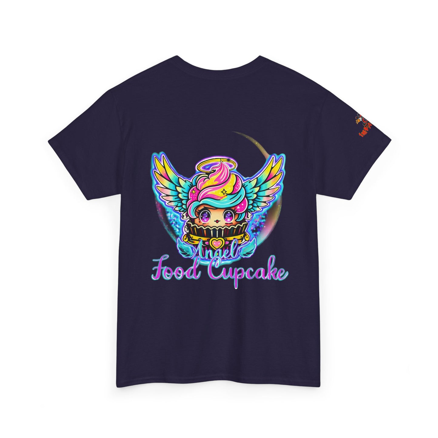 Unisex Heavy Cotton Tee - Imfamous Angel Food Cupcake Design #4