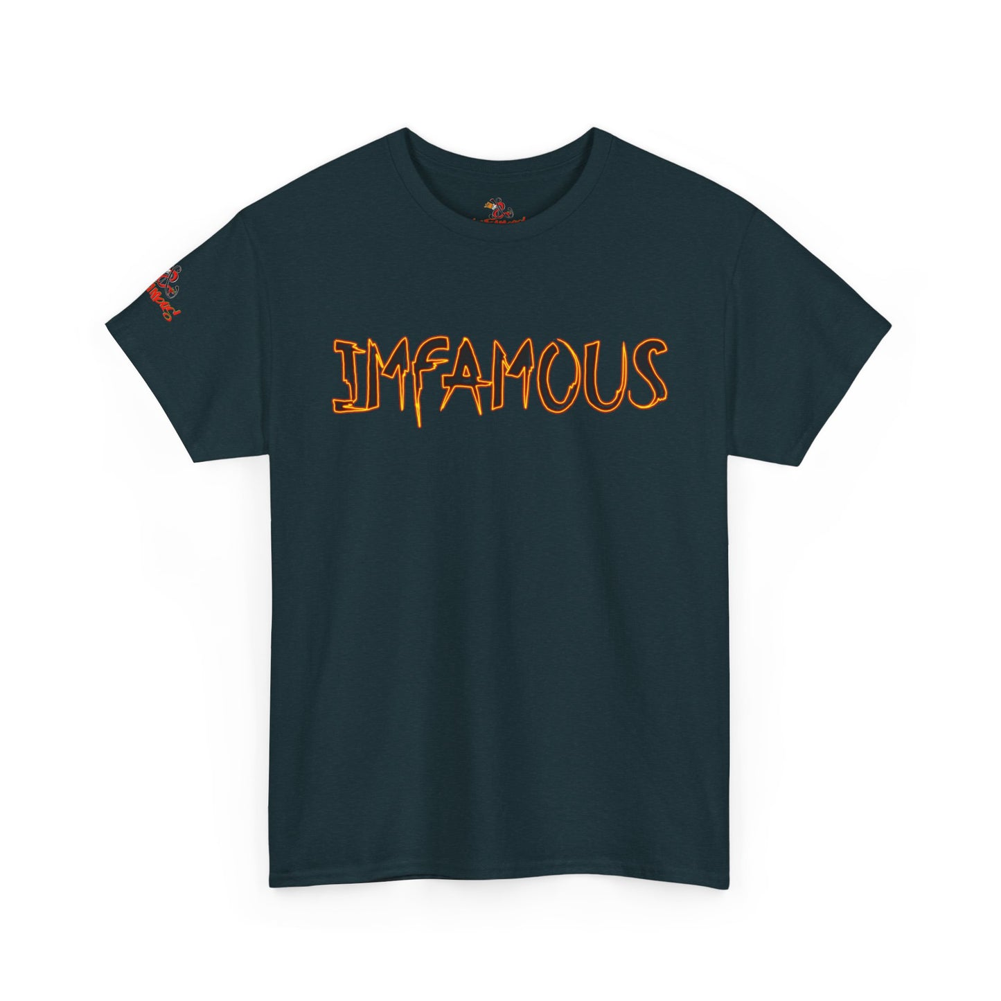 Imfamous Devils Food Cupcake Zombie attack Graphic Tee - Fun Casual Wear, Unisex T-Shirt for Food Lovers, Halloween fun gift