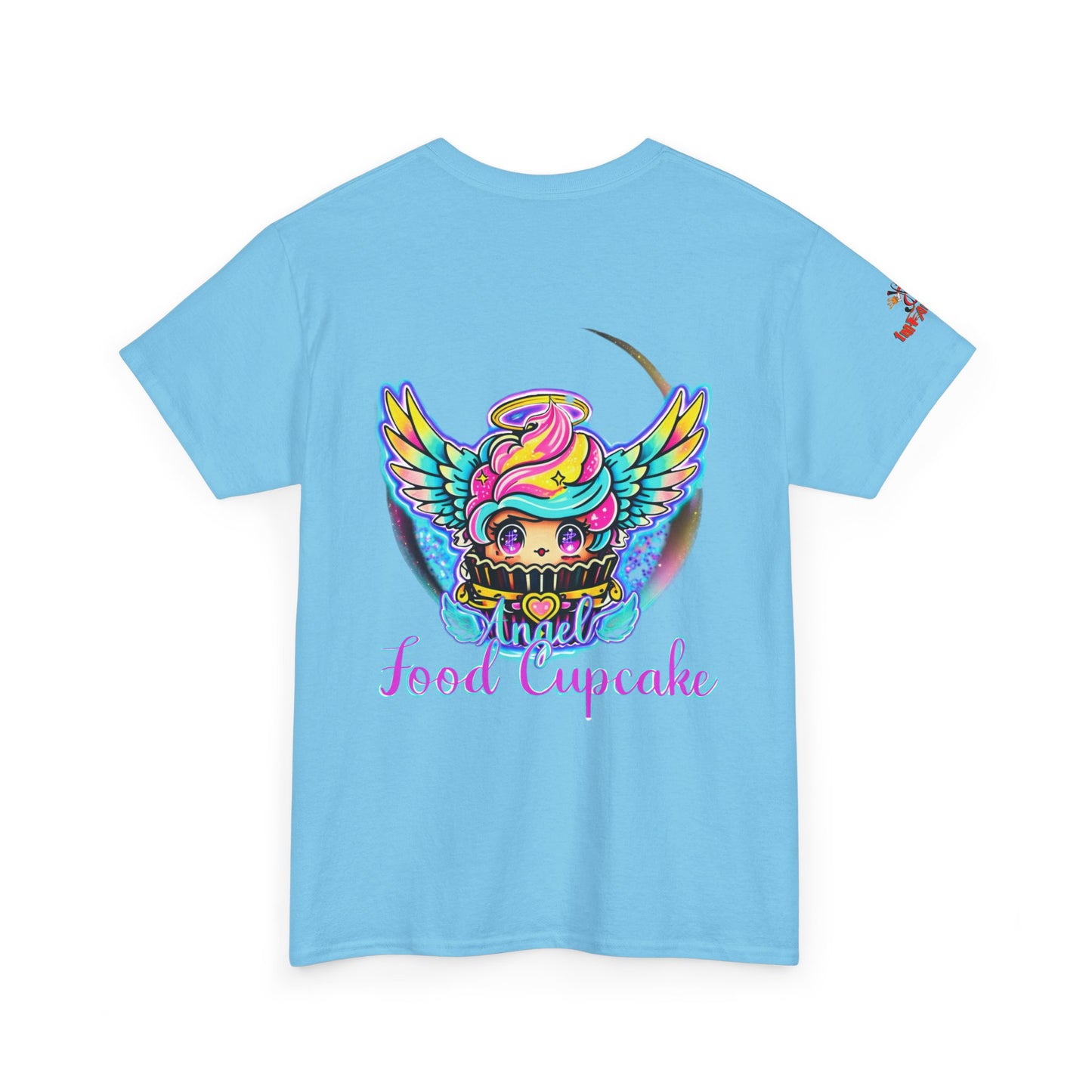 Unisex Heavy Cotton Tee - Imfamous Angel Food Cupcake Design #4