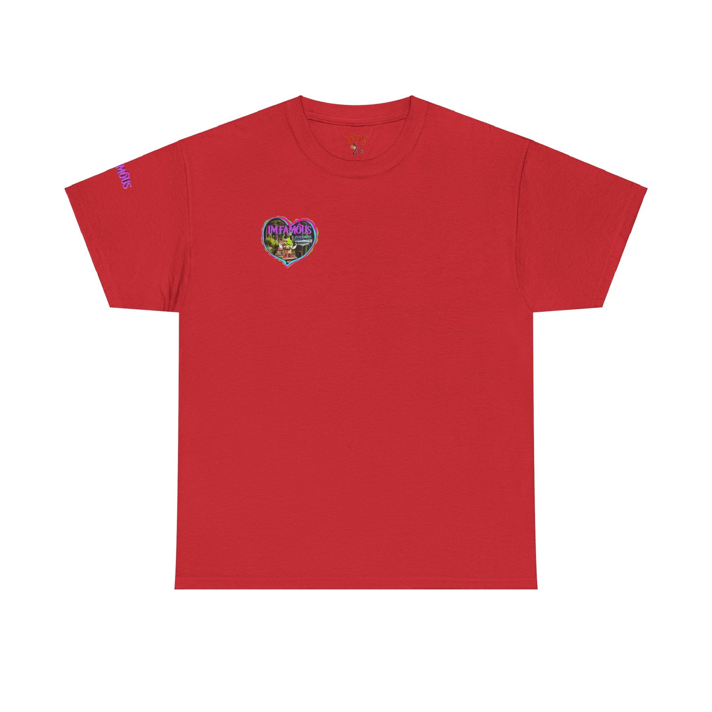 Premium Graphic T-Shirt - I Love Imfamous I-Screams Premium Unisex Heavy Cotton Tee