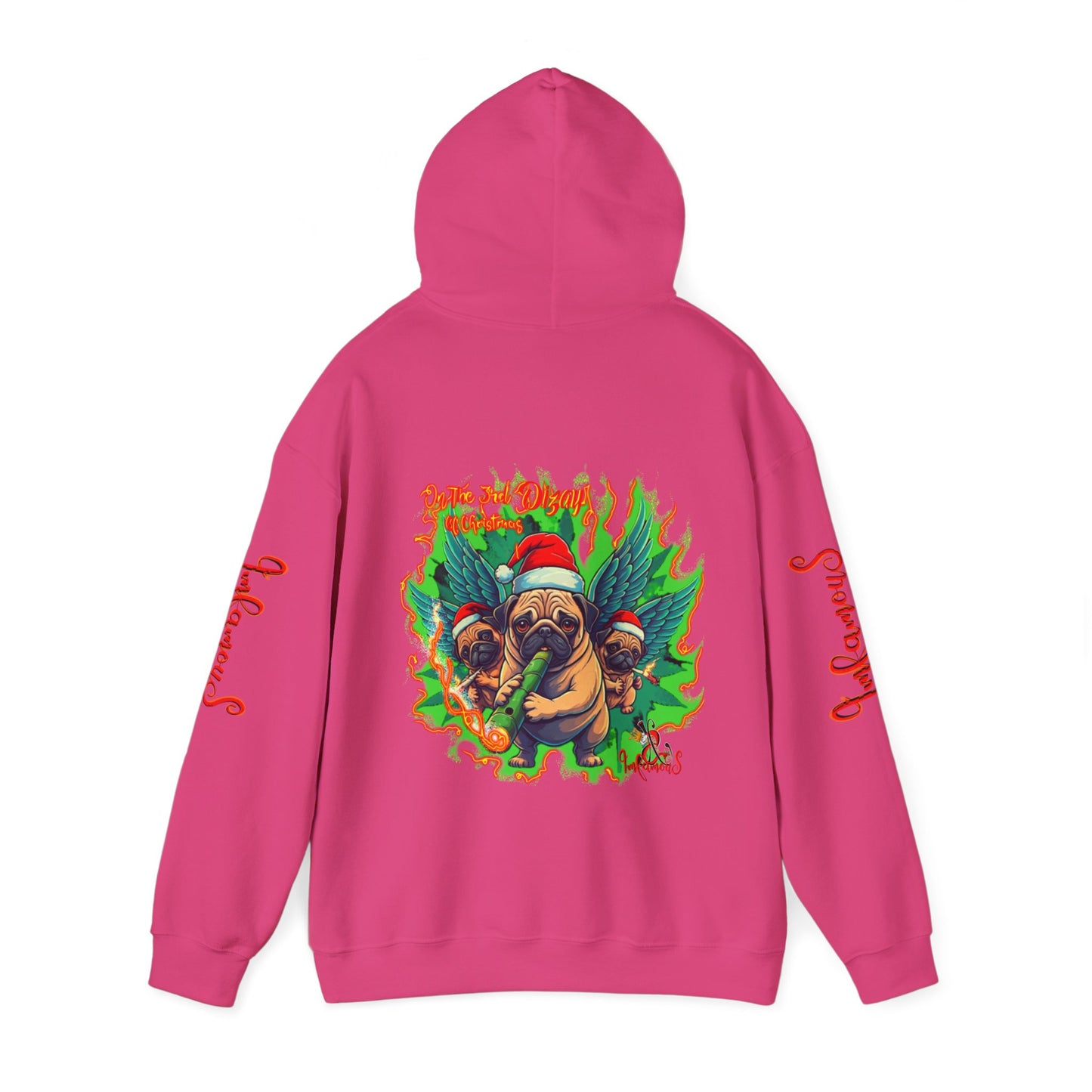 Premium hooded sweatshirt- Imfamous Pug Life