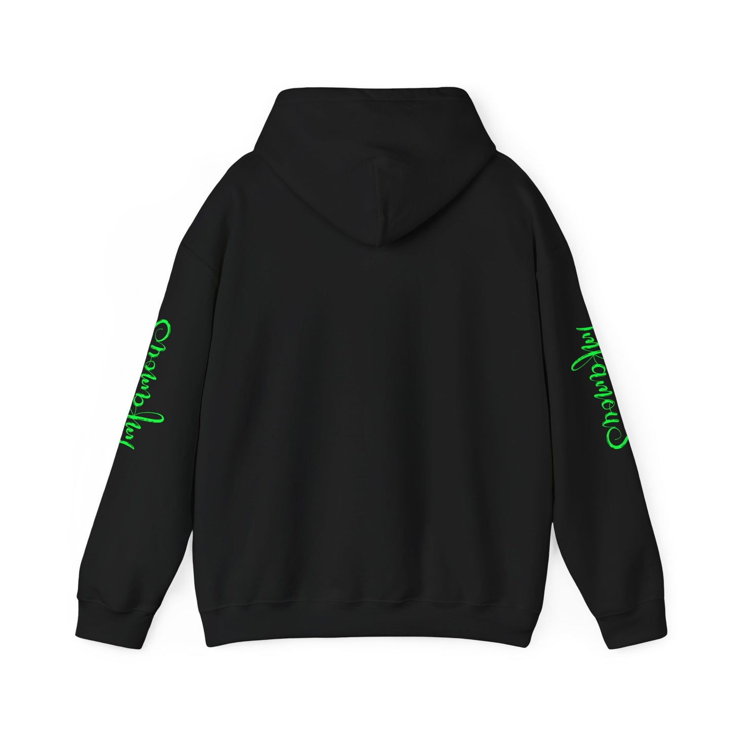 Premium Hooded Sweatshirt - Pineapple Flying on Unicorn Design