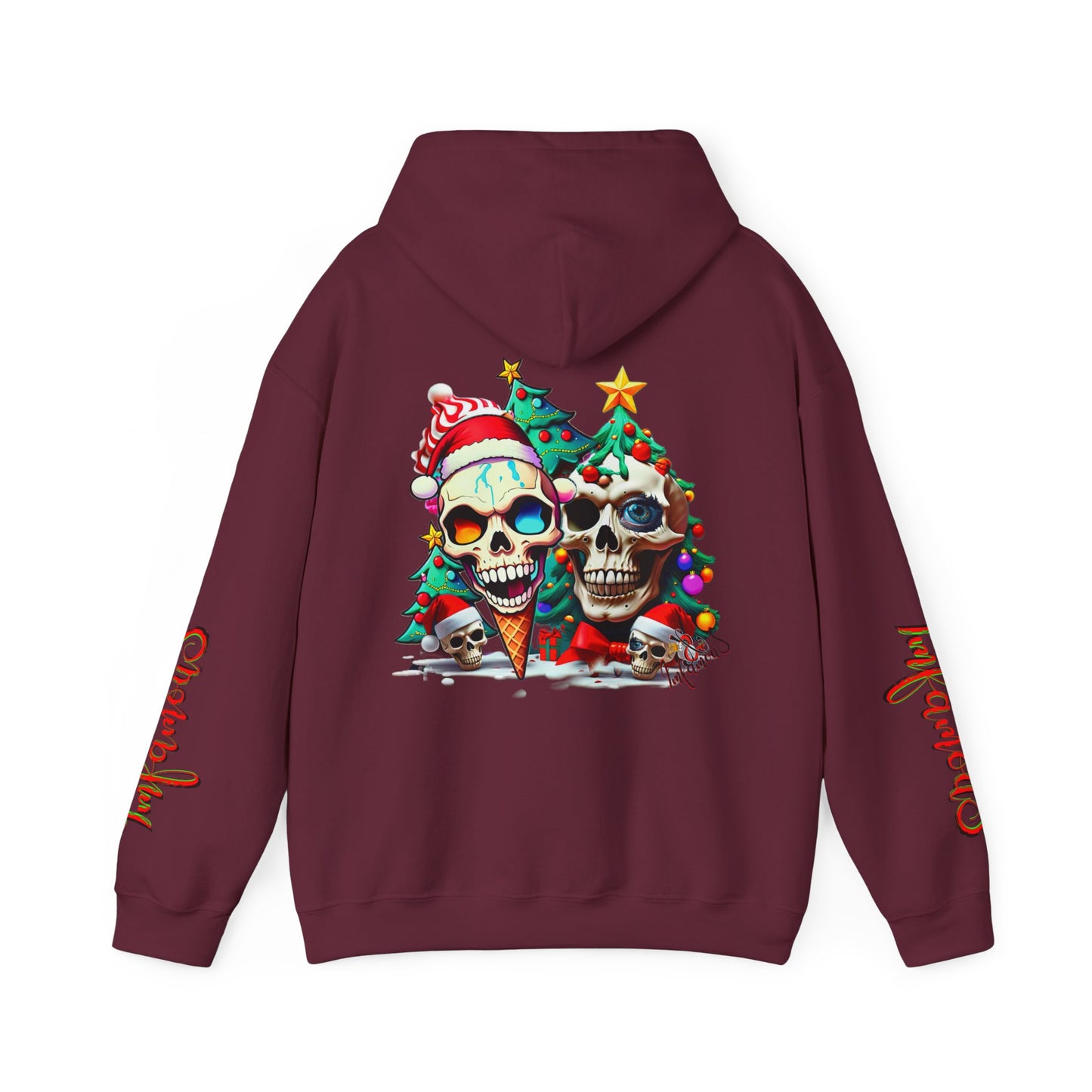 Premium hooded sweatshirt - Imfamous Christmas Skull i-scream - Imfamous Design