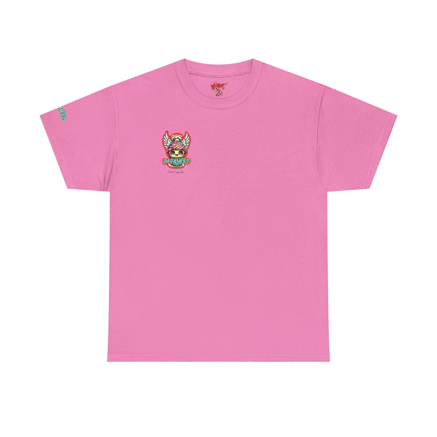 Camiseta de algodón con el famoso diseño de cupcakes Angel Food