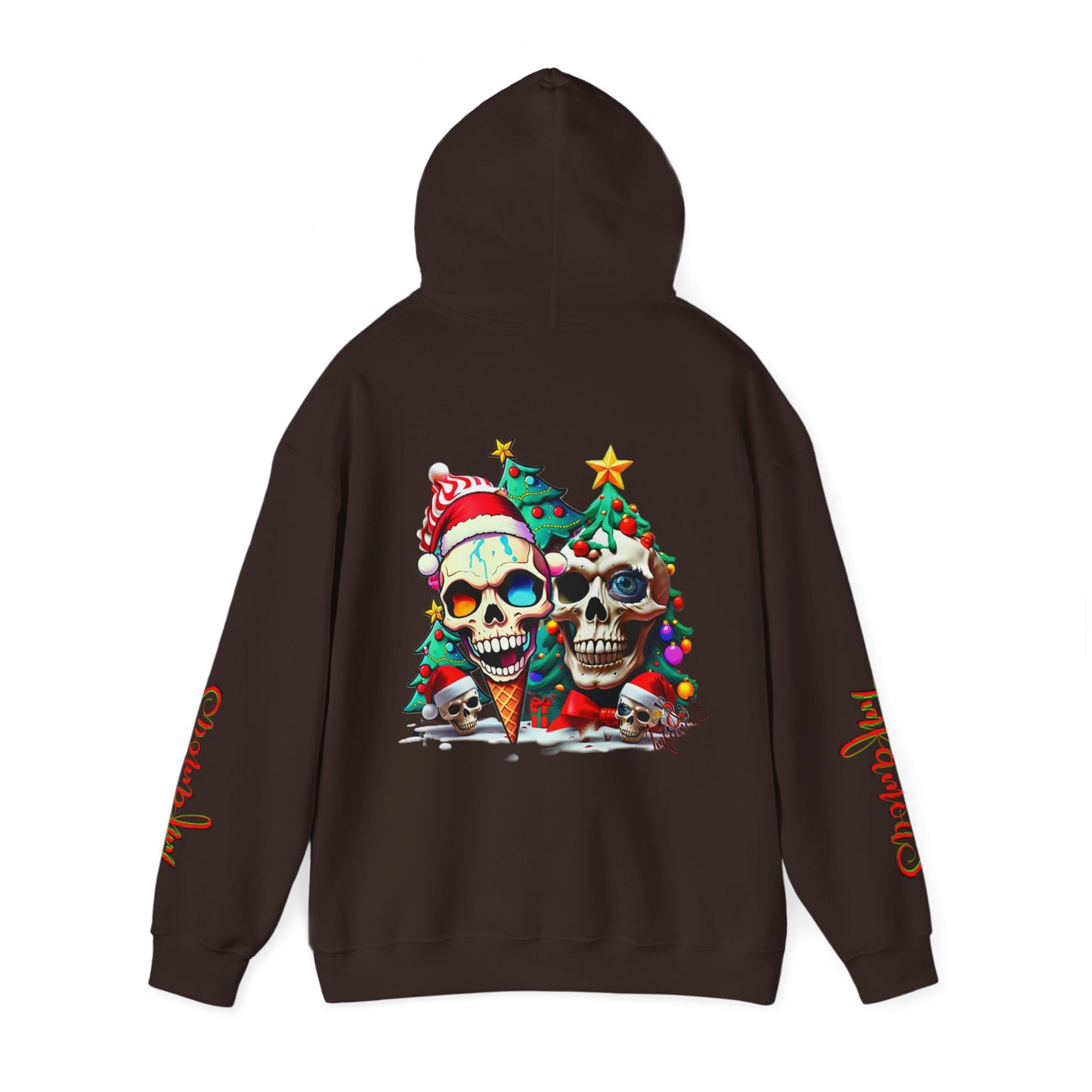 Premium hooded sweatshirt - Imfamous Christmas Skull i-scream - Imfamous Design