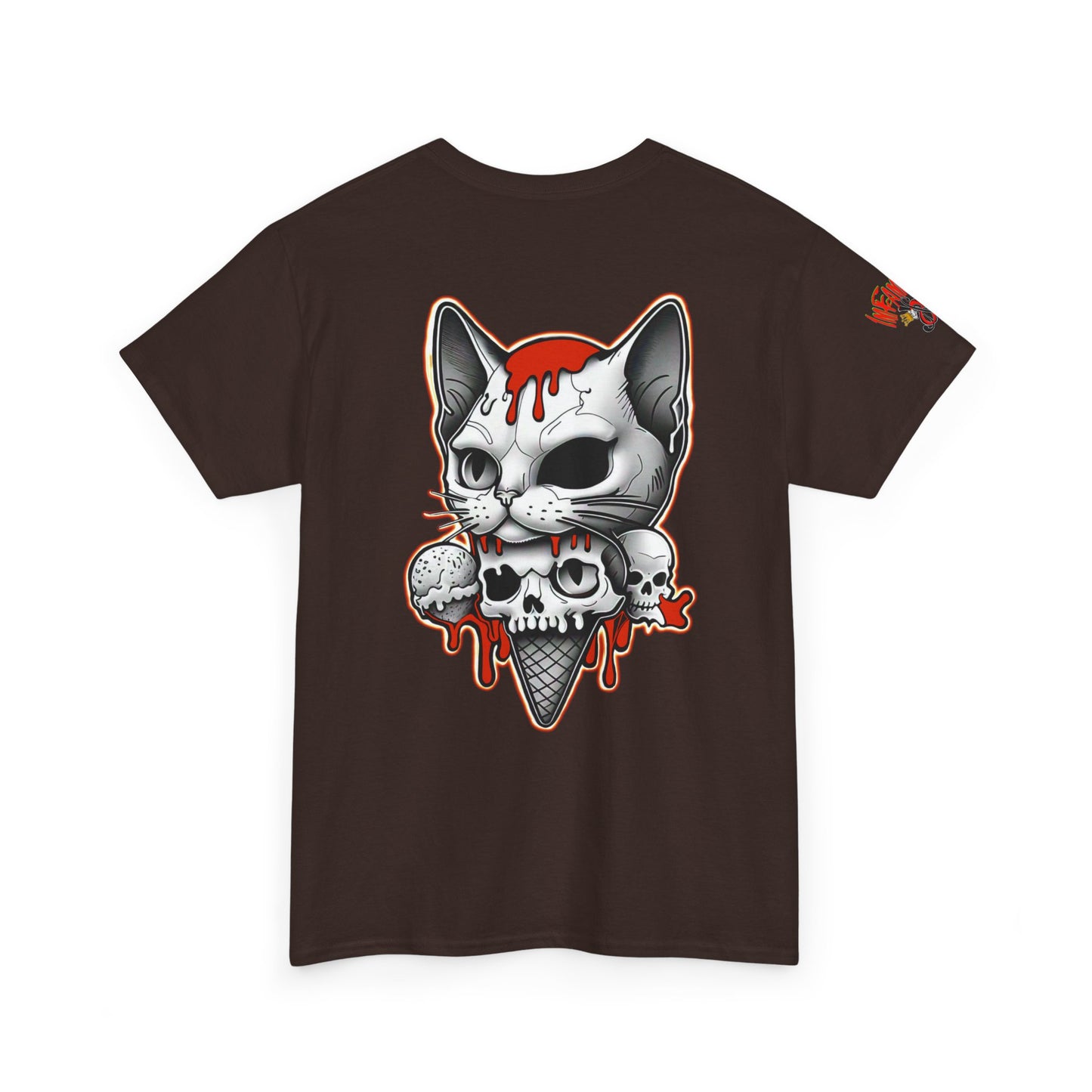 Imfamous Dead Kitty I-Scream Tee shirt, Awesome premium graphic T-Shirt