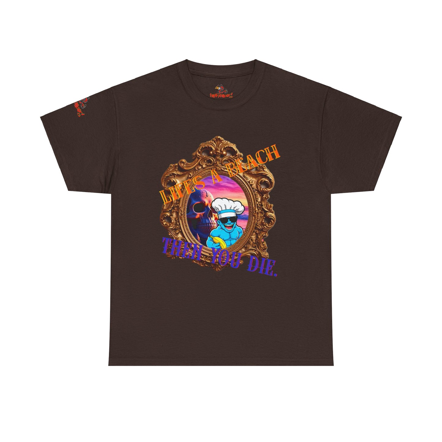 Premium Graphic T-shirt - Imfamous - Lifes a beach