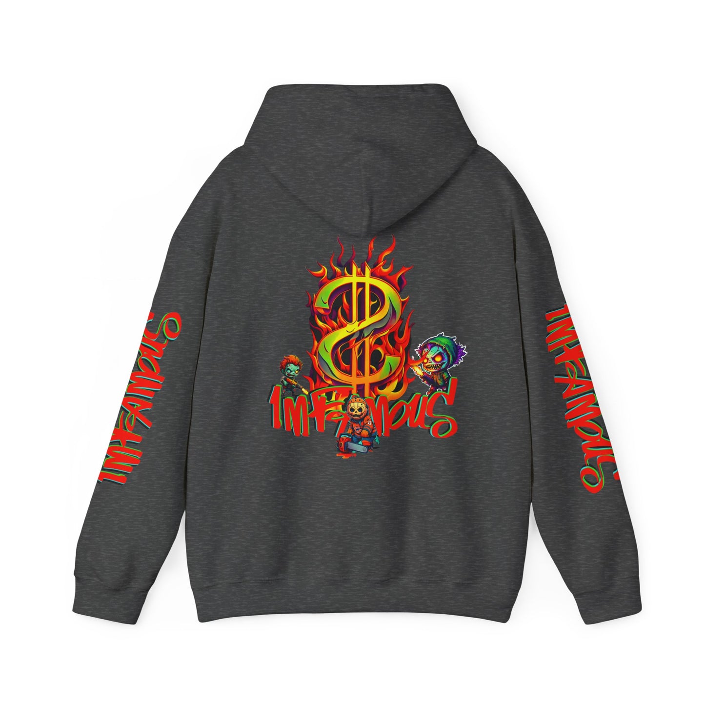 Premium graphic Hoodie - Imfamous halloween Design
