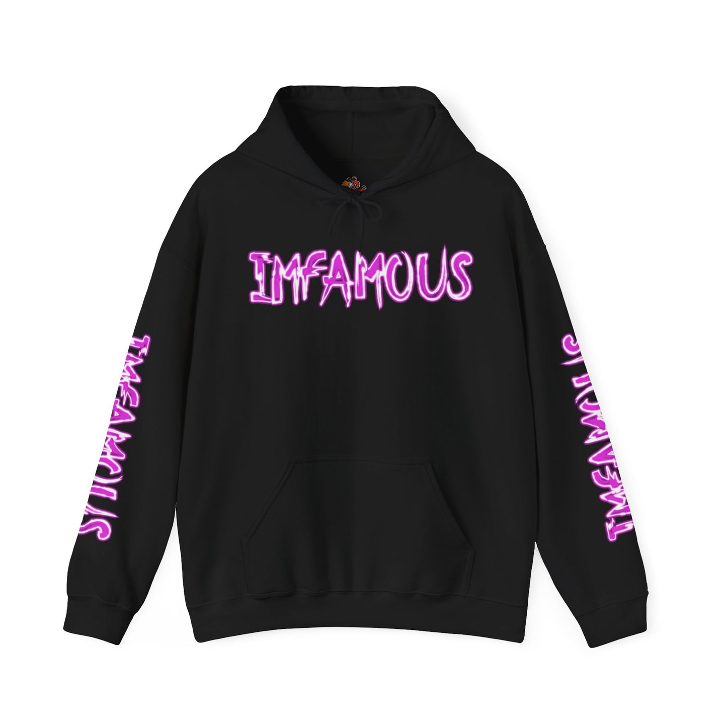 Premium Hooded Sweatshirt - Imfamous Ice Cream Psychedelic Mushroom Tip Design