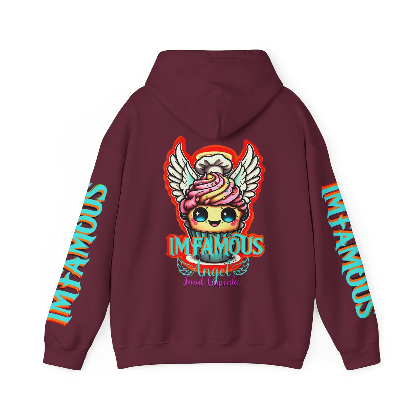 Imfamous Angel food cupcake 男女同款 Heavy Blend™ 连帽运动衫