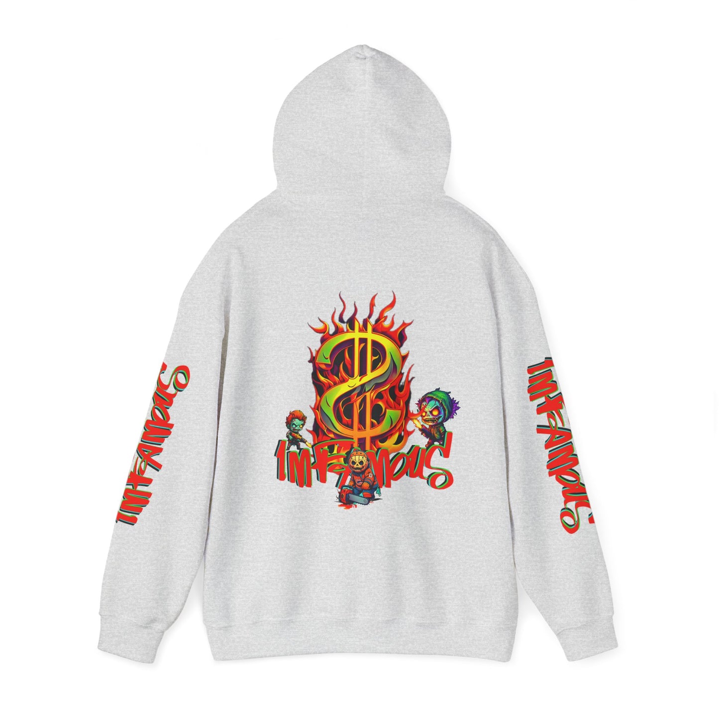 Premium graphic Hoodie - Imfamous halloween Design