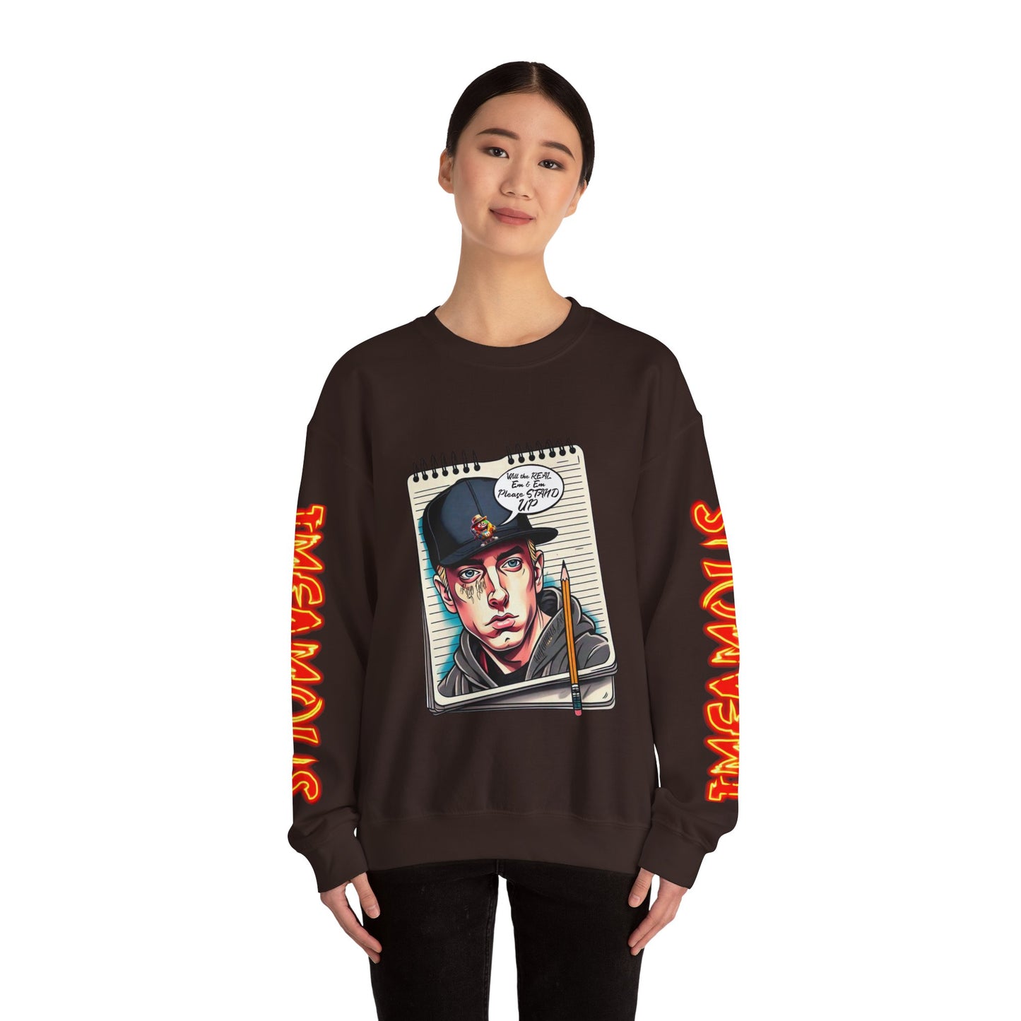 Street Art Crewneck Sweatshirt, Urban Style Sweatshirt, Graphic Hoodie, Casual Wear, Unique Gift for Artists, Streetwear