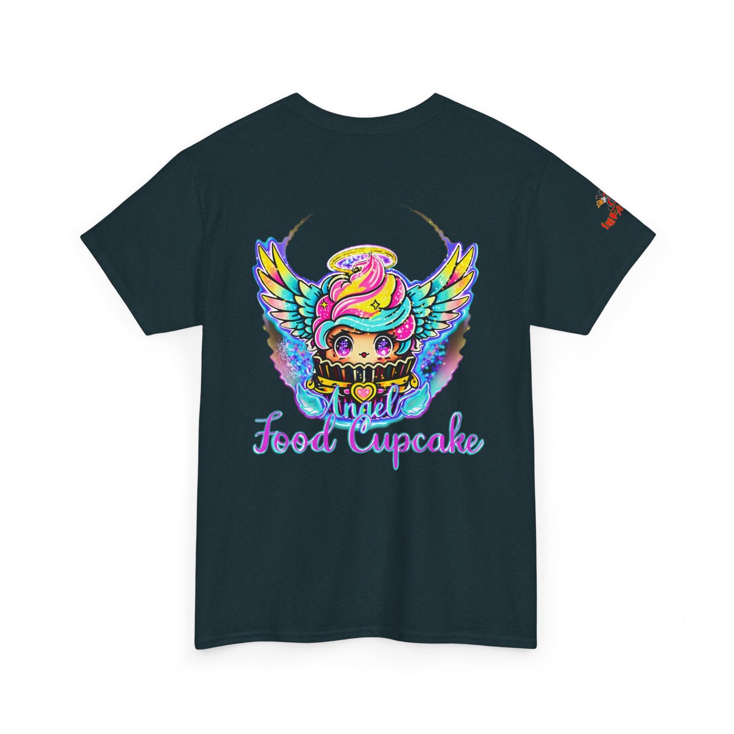 Unisex Heavy Cotton Tee - Imfamous Angel Food Cupcake Design #4