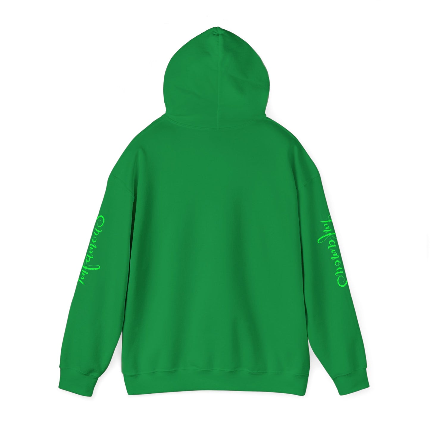 Premium Hooded Sweatshirt - Pineapple Flying on Unicorn Design