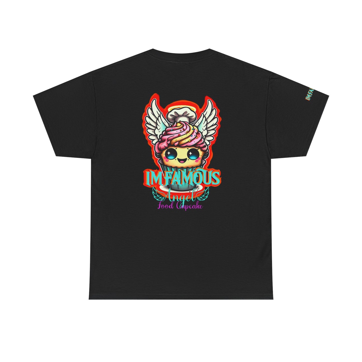 Camiseta de algodón con el famoso diseño de cupcakes Angel Food