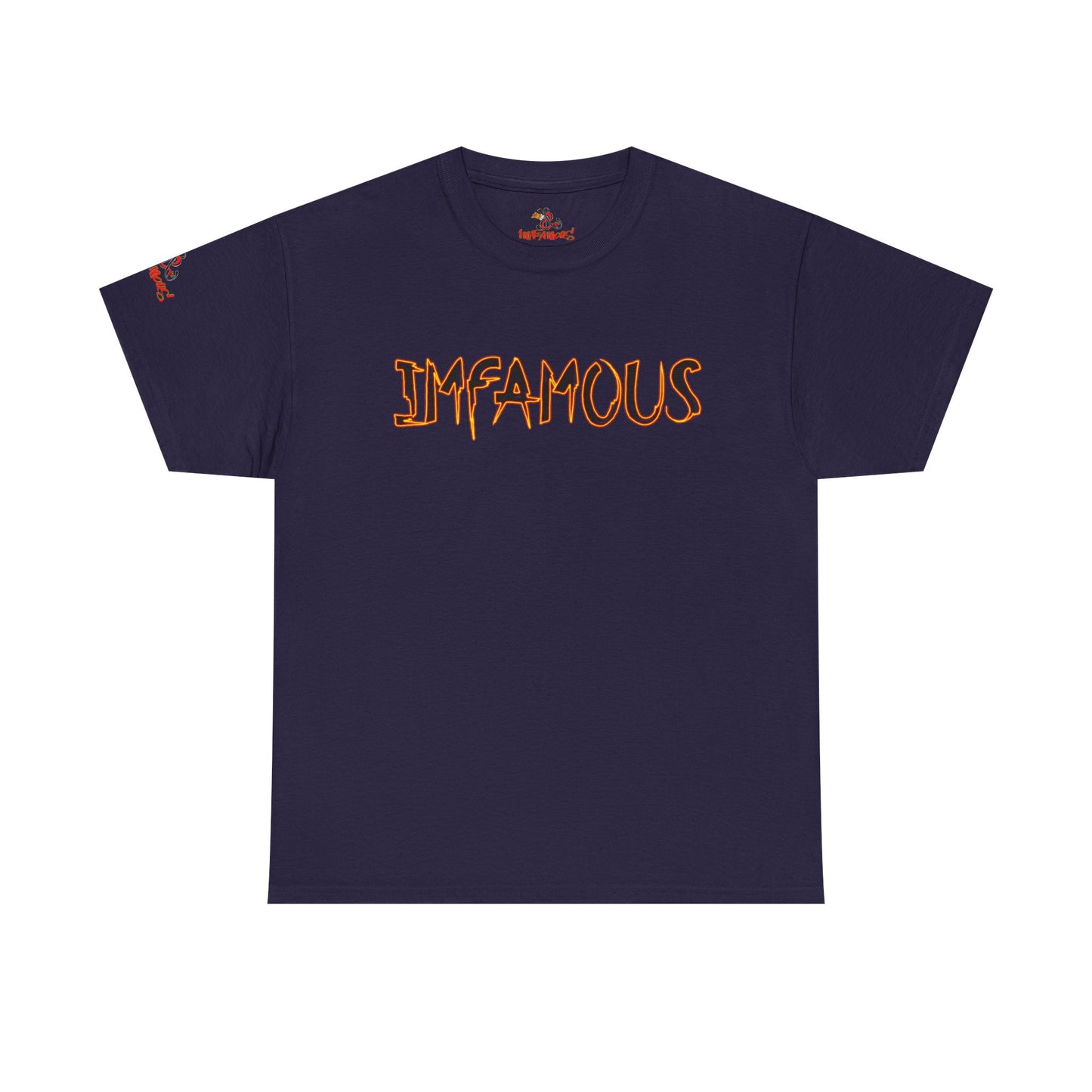 Imfamous Devils Food Cupcake Zombie attack Graphic Tee - Fun Casual Wear, Unisex T-Shirt for Food Lovers, Halloween fun gift