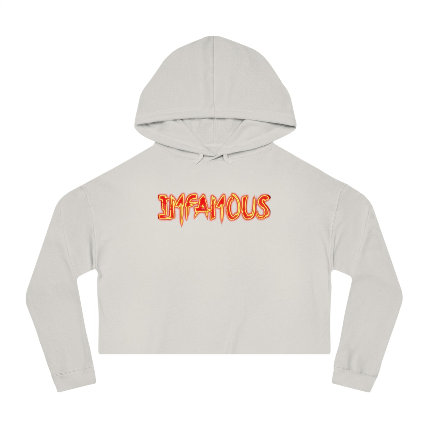 Cropped Hoodie Imfamous Women's Crop Top Sweatshirt