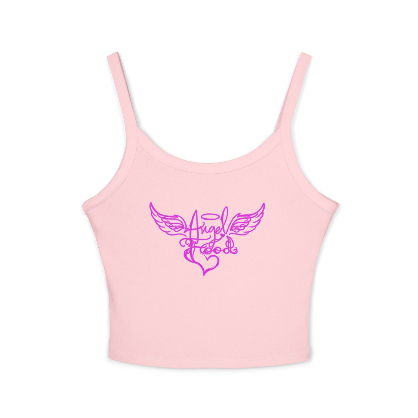 Angel Wings Spaghetti Strap Tank Top - Perfect for Summer & Festivals - Angel Food - Imfamous design - sexy Top for women