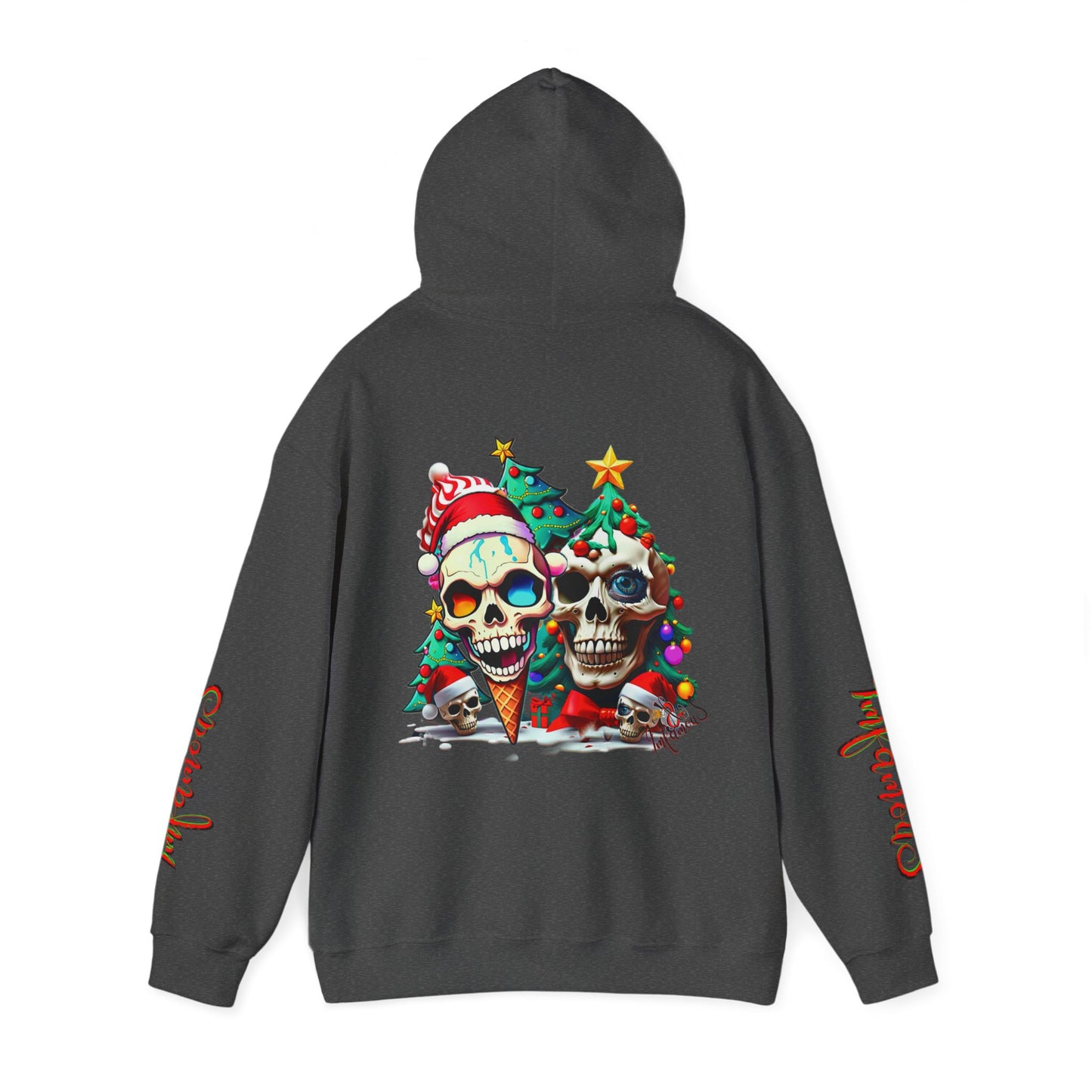 Premium hooded sweatshirt - Imfamous Christmas Skull i-scream - Imfamous Design