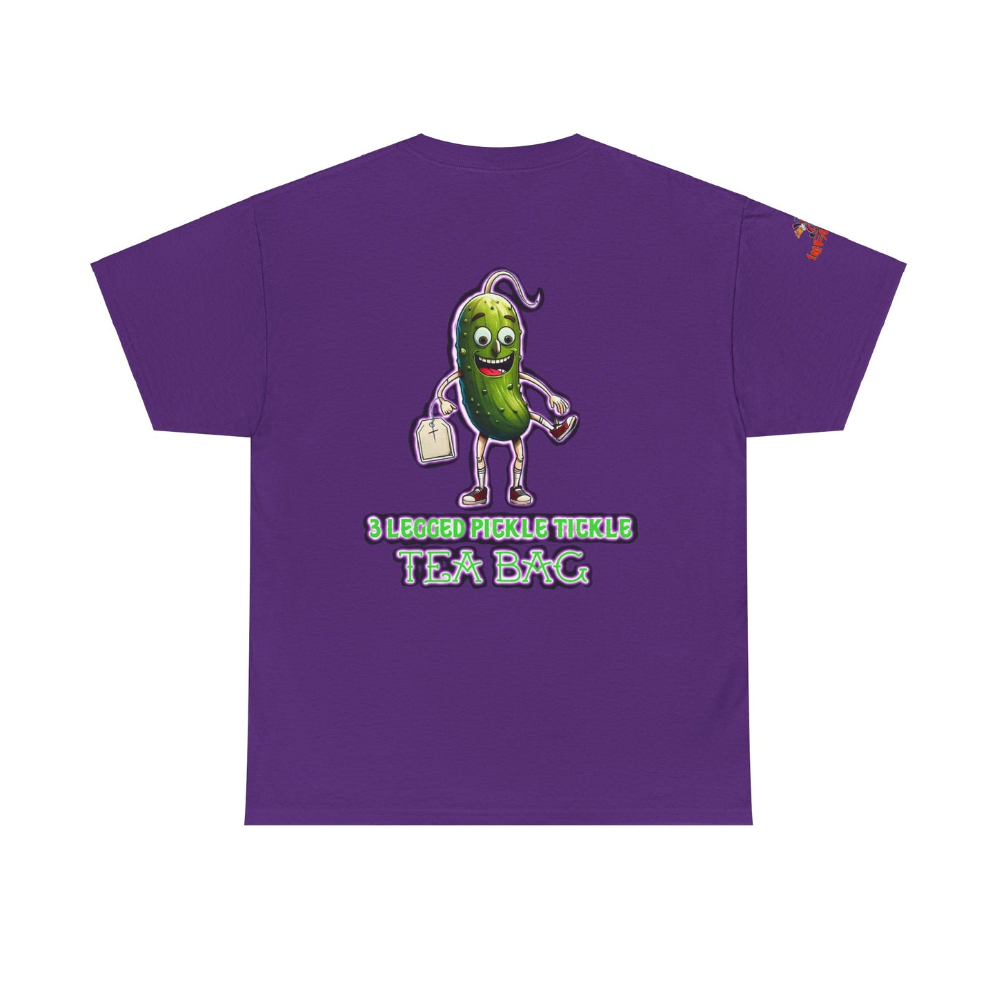 Premium Graphic T-shirt - Imfamous 3 Legged Pickle Tickle Tea Bag Design