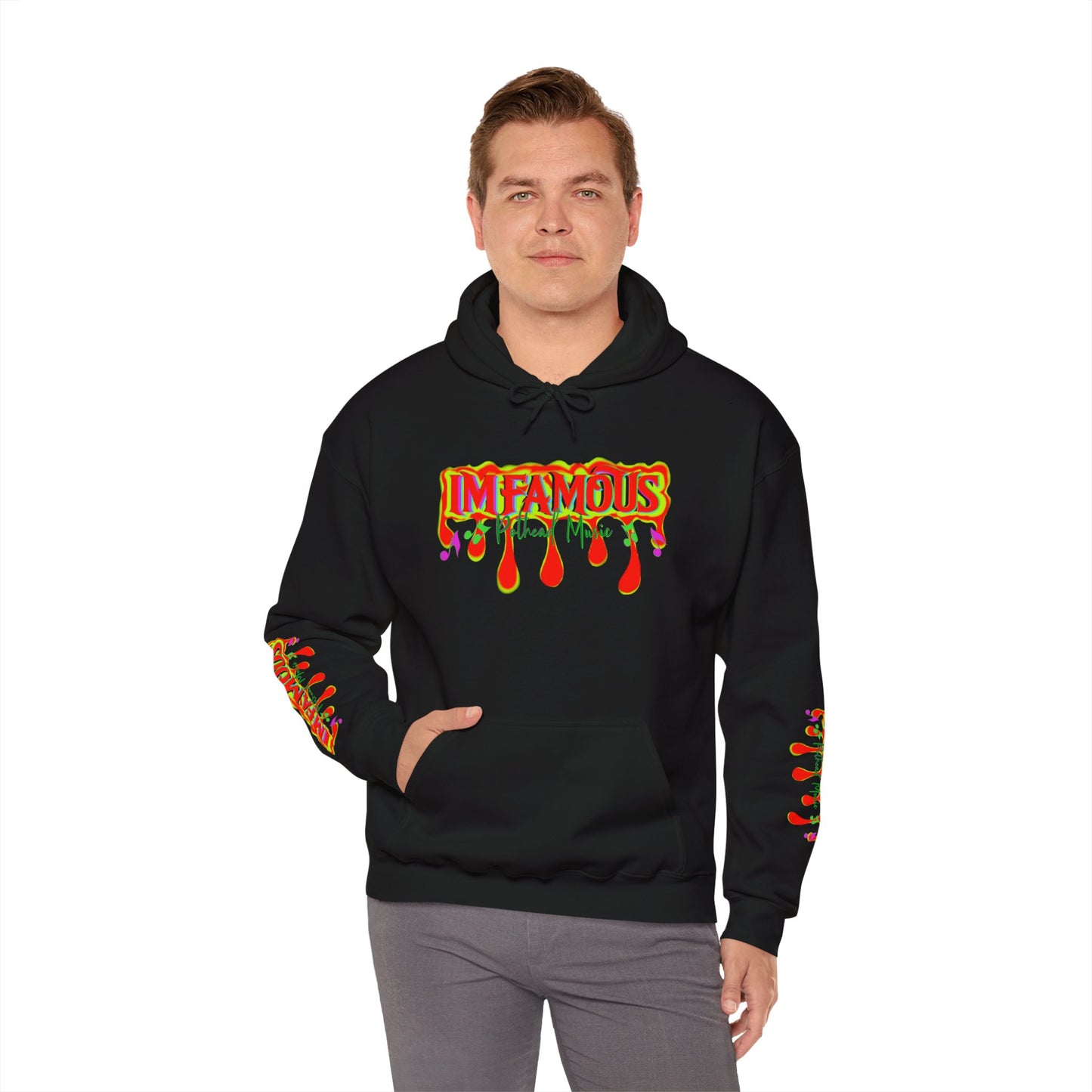 Premium Hooded Sweatshirt - Imfamous Pothead Music