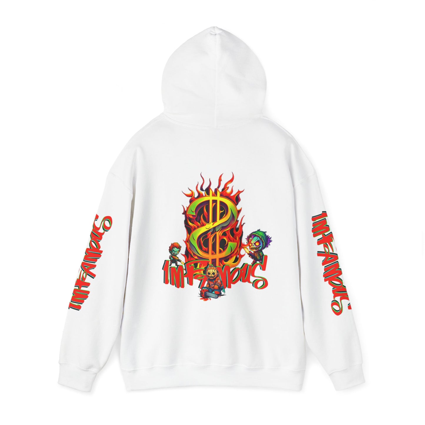 Premium graphic Hoodie - Imfamous halloween Design