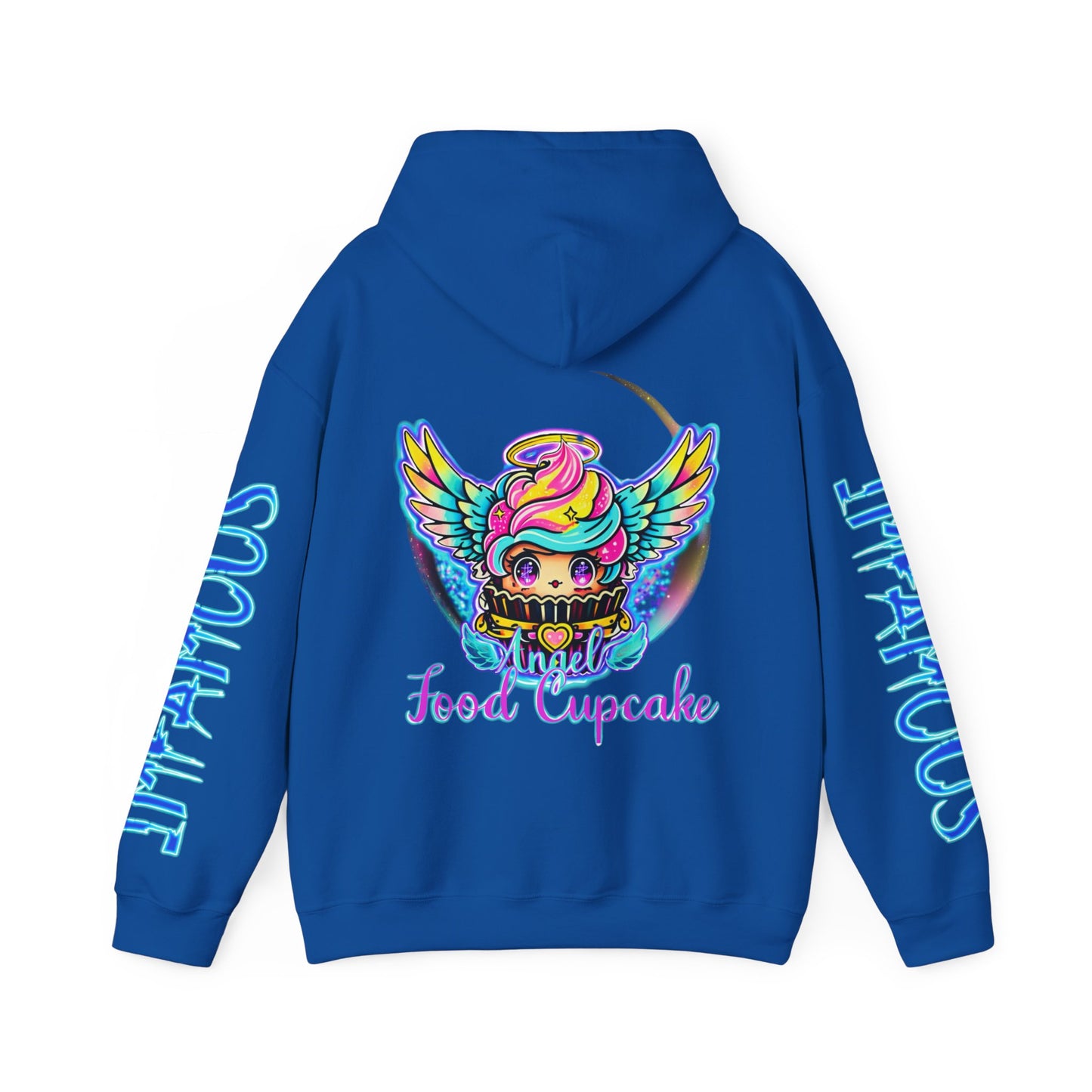 Imfamous Angel Cupcake Graphic Hoodie - Stylish Unisex Heavy Blend Sweatshirt