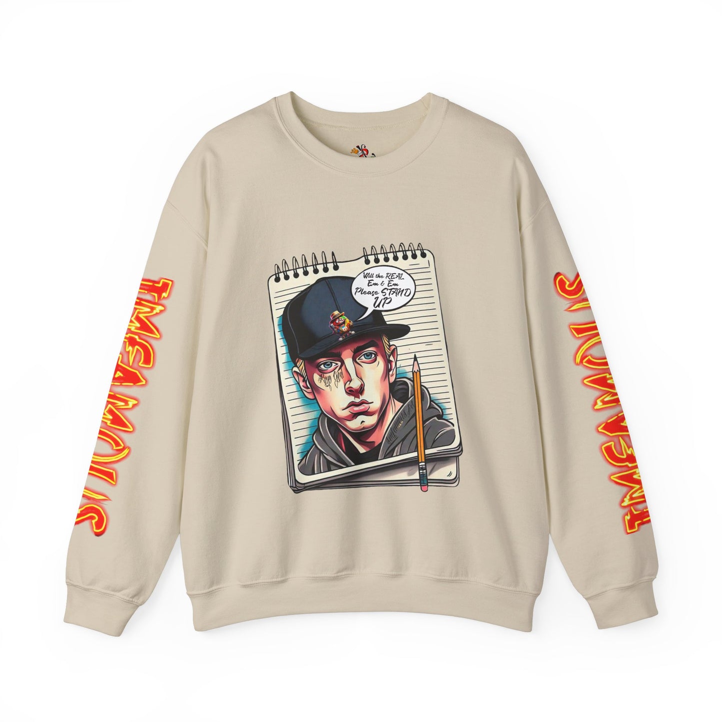 Street Art Crewneck Sweatshirt, Urban Style Sweatshirt, Graphic Hoodie, Casual Wear, Unique Gift for Artists, Streetwear