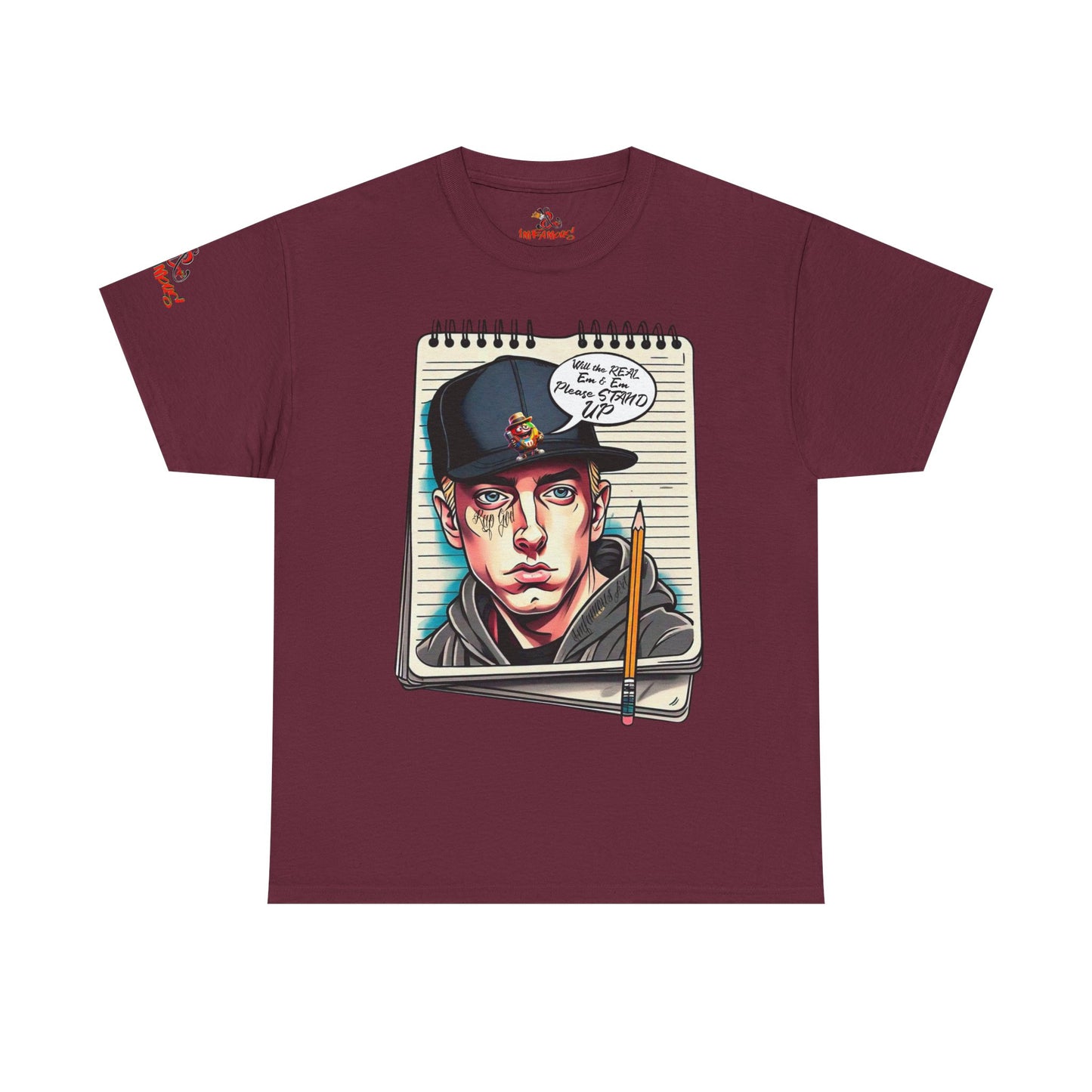 Rap Candy Tee, Parody Graphic Shirt, Unisex Hip Hop Top, Funny Music Merch, Streetwear Gift, Imfamous